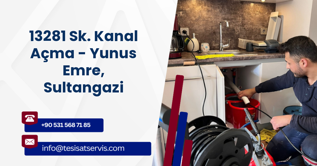 13281 Sk. Kanal Açma - Yunus Emre, Sultangazi