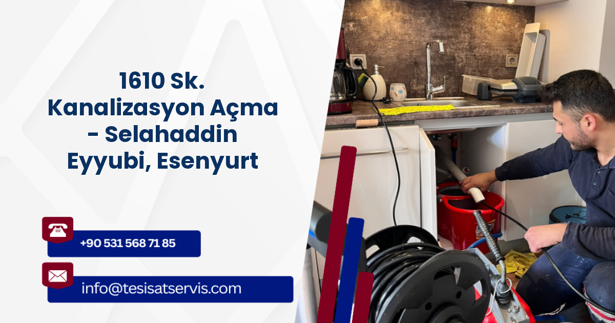 1610 Sk. Kanalizasyon Açma - Selahaddin Eyyubi, Esenyurt