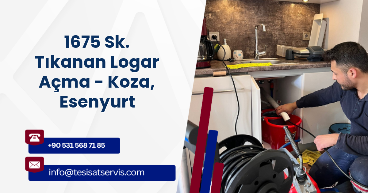 1675 Sk. Tıkanan Logar Açma - Koza, Esenyurt