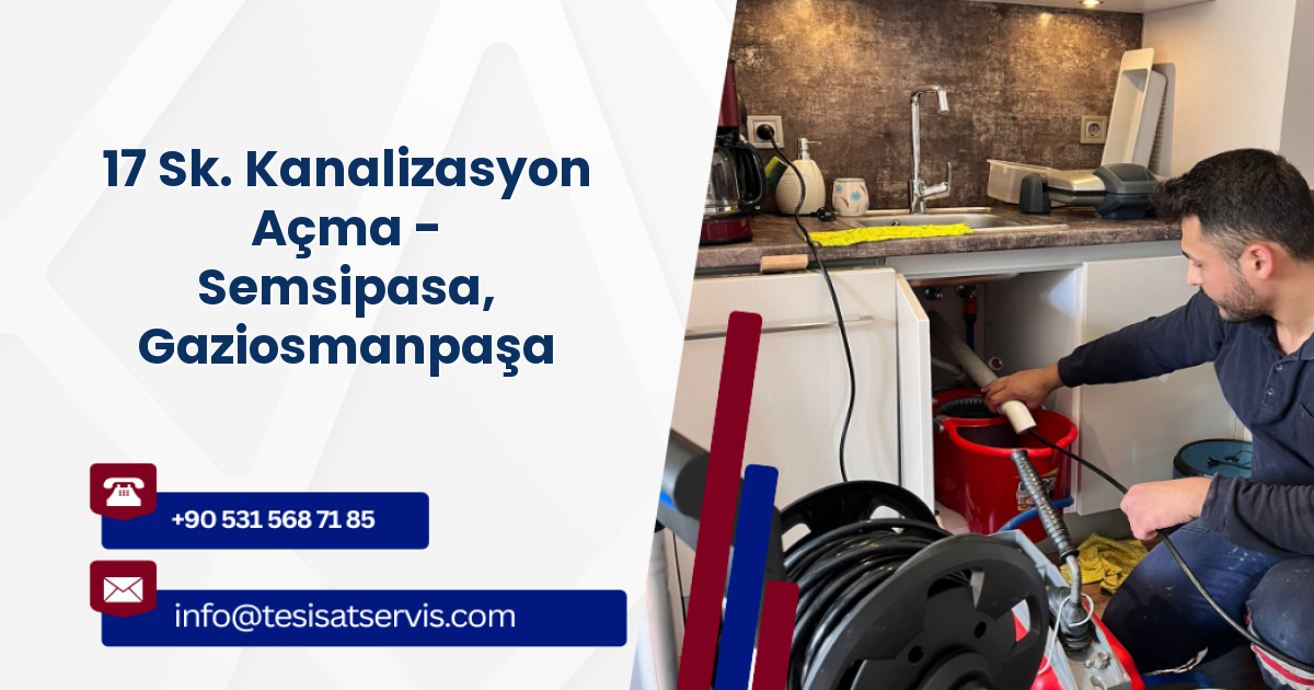 17 Sk. Kanalizasyon Açma - Semsipasa, Gaziosmanpaşa