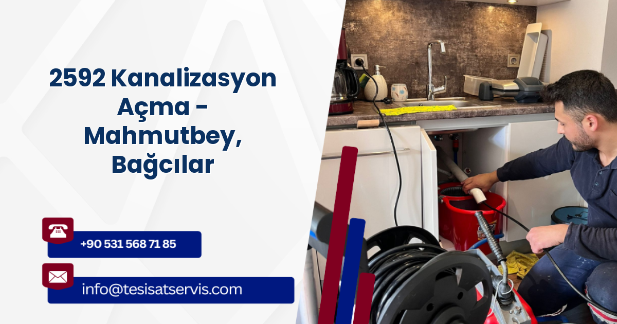 2592 Kanalizasyon Açma - Mahmutbey, Bağcılar