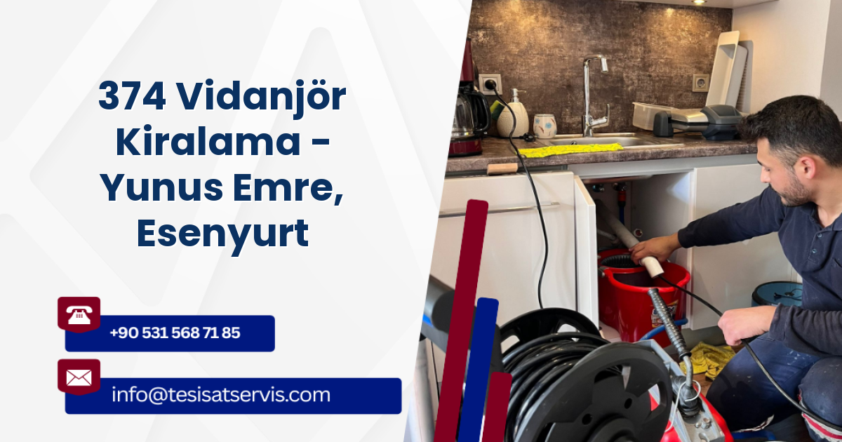 374 Vidanjör Kiralama - Yunus Emre, Esenyurt