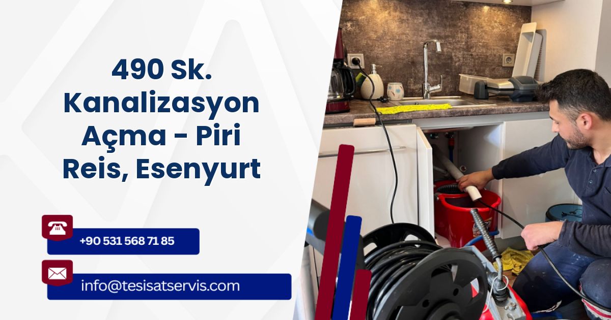 490 Sk. Kanalizasyon Açma - Piri Reis, Esenyurt