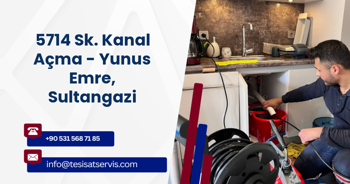 5714 Sk. Kanal Açma - Yunus Emre, Sultangazi
