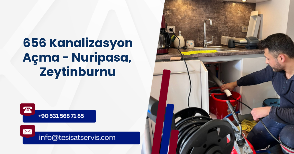 656 Kanalizasyon Açma - Nuripasa, Zeytinburnu