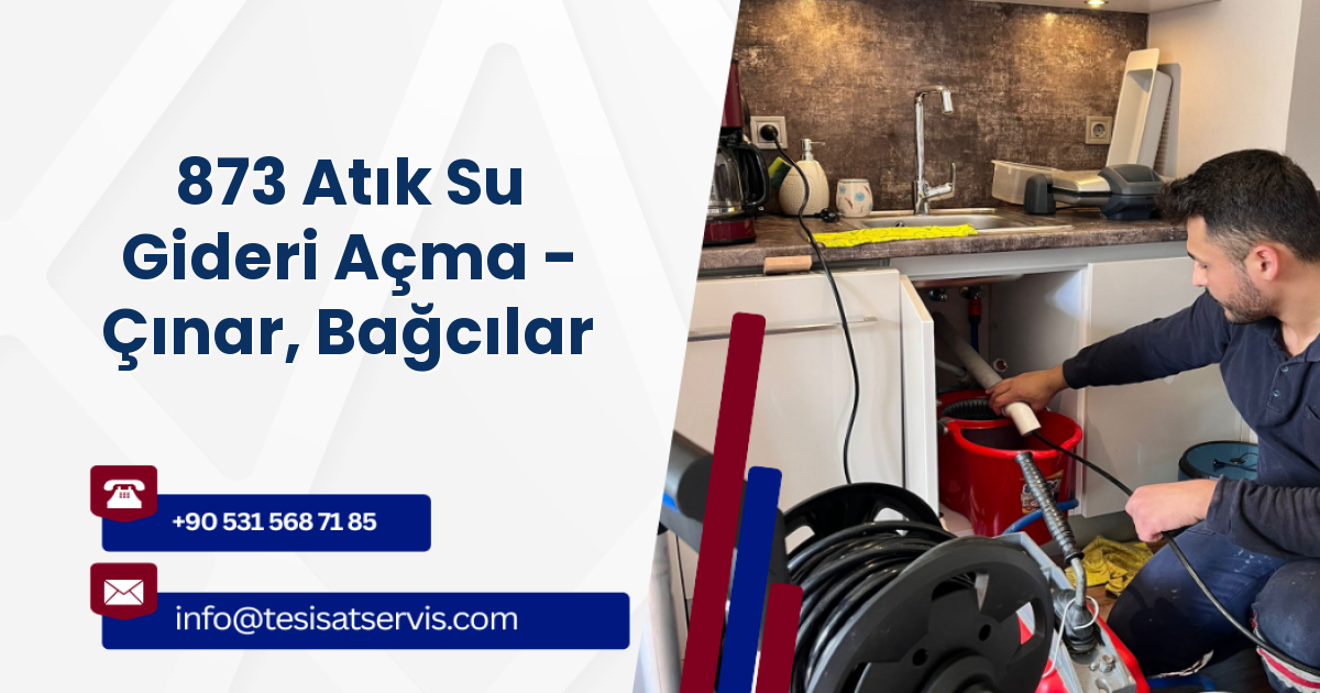 873 Atık Su Gideri Açma - Çınar, Bağcılar