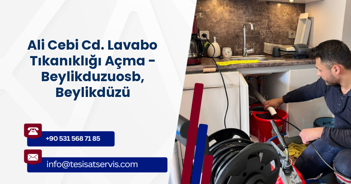 Ali Cebi Cd. Lavabo Tıkanıklığı Açma - Beylikduzuosb, Beylikdüzü