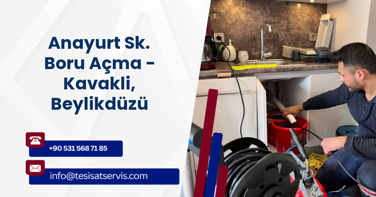 Anayurt Sk. Boru Açma - Kavakli, Beylikdüzü