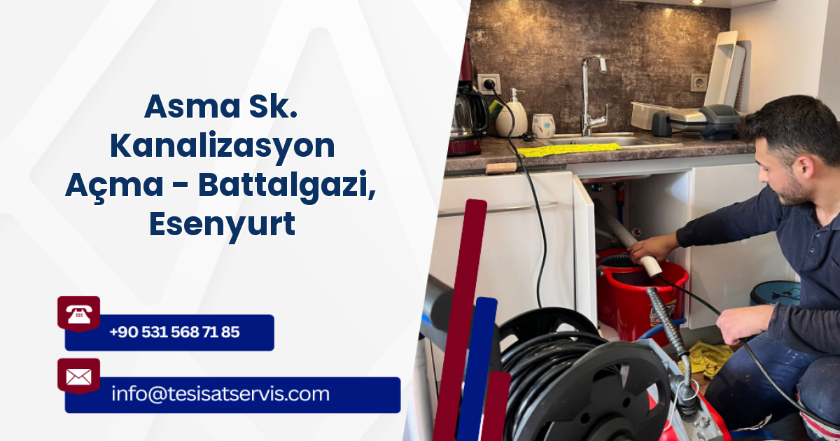 Asma Sk. Kanalizasyon Açma - Battalgazi, Esenyurt