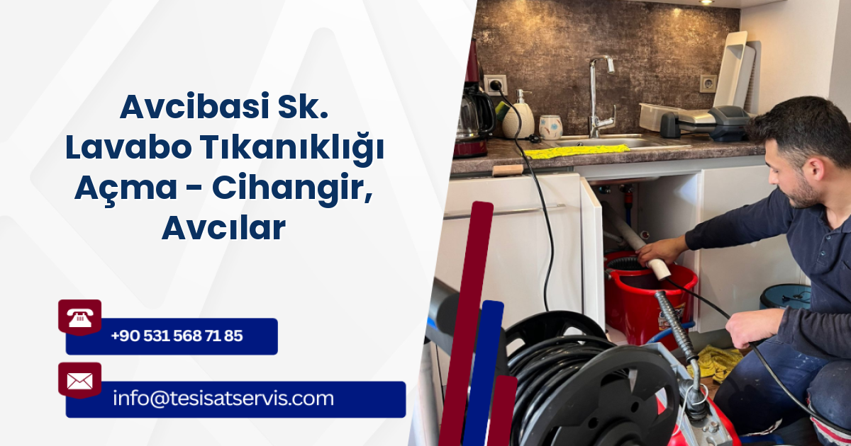Avcibasi Sk. Lavabo Tıkanıklığı Açma - Cihangir, Avcılar