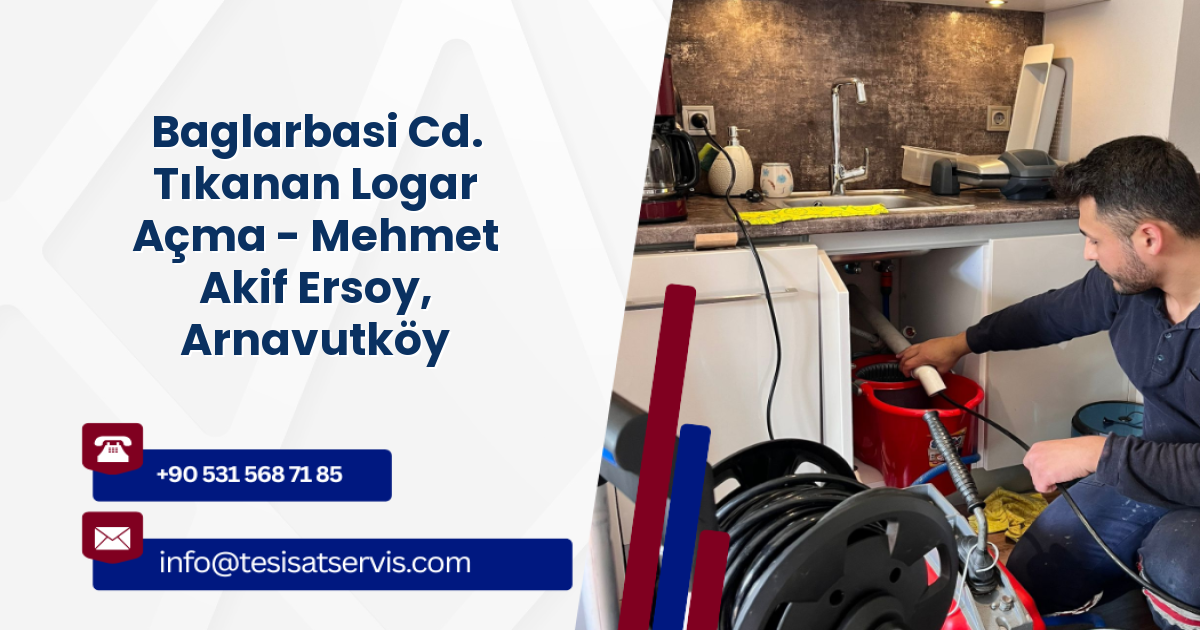 Baglarbasi Cd. Tıkanan Logar Açma - Mehmet Akif Ersoy, Arnavutköy