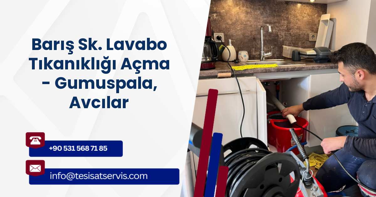 Barış Sk. Lavabo Tıkanıklığı Açma - Gumuspala, Avcılar