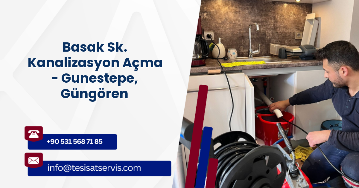 Basak Sk. Kanalizasyon Açma - Gunestepe, Güngören