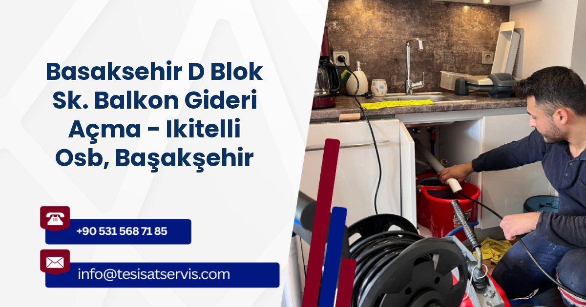 Basaksehir D Blok Sk. Balkon Gideri Açma - Ikitelli Osb, Başakşehir