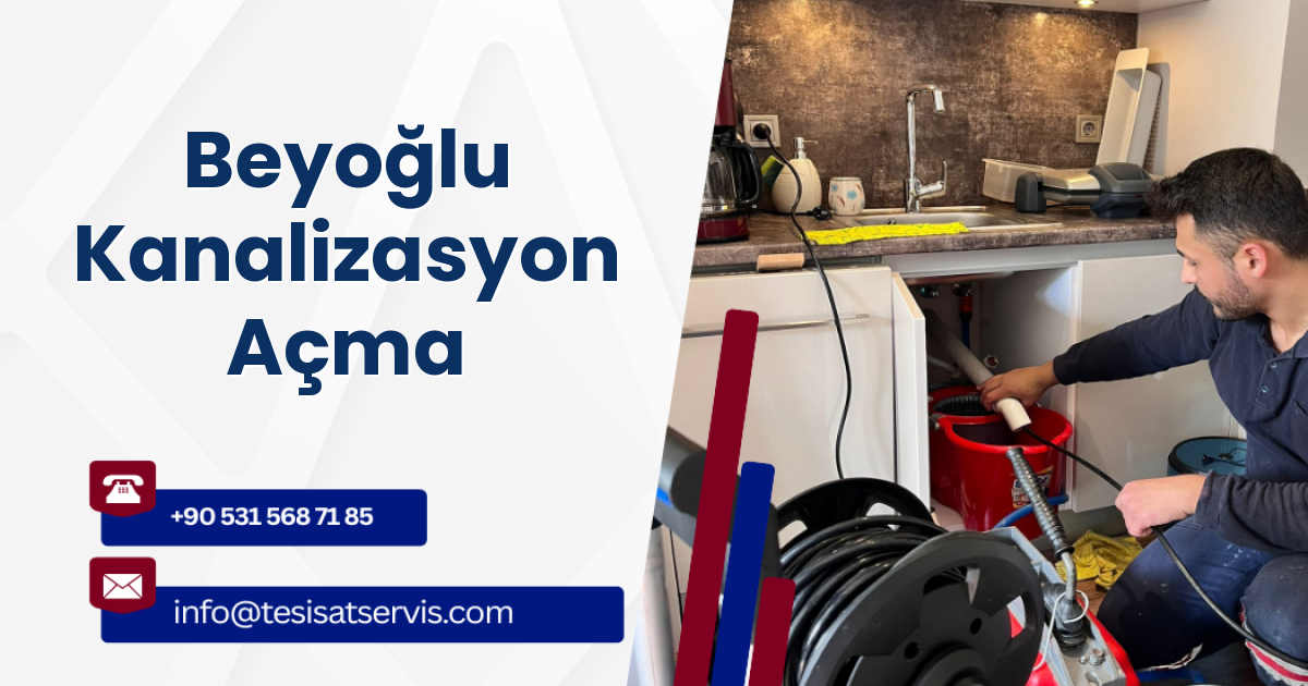 Beyoğlu Kanalizasyon Açma