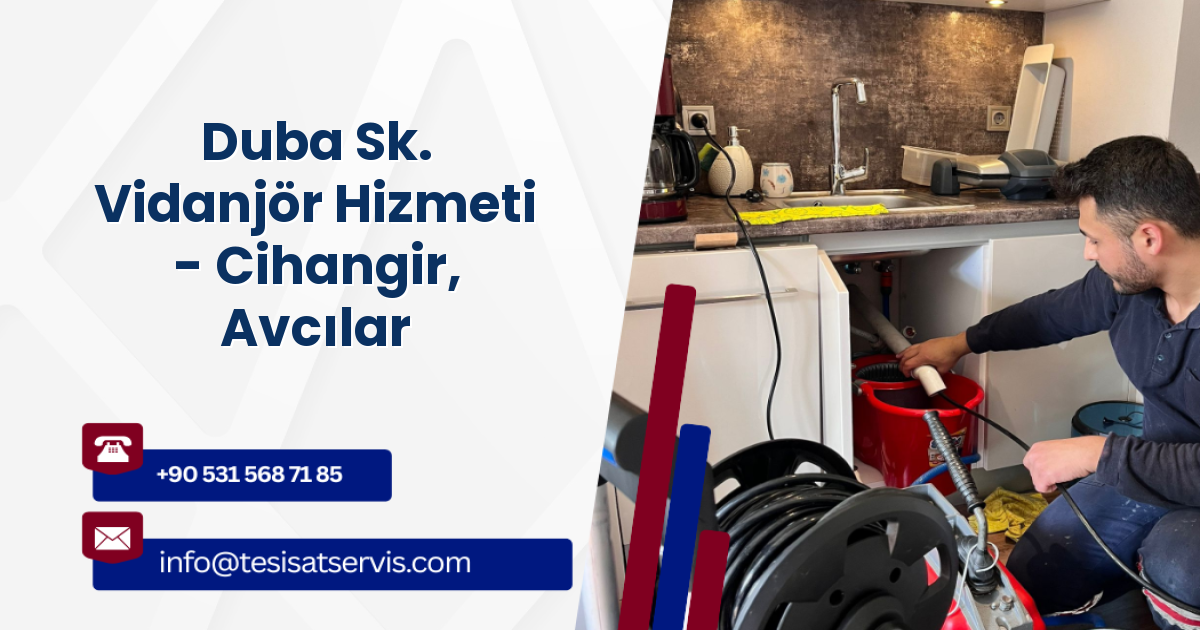 Duba Sk. Vidanjör Hizmeti - Cihangir, Avcılar