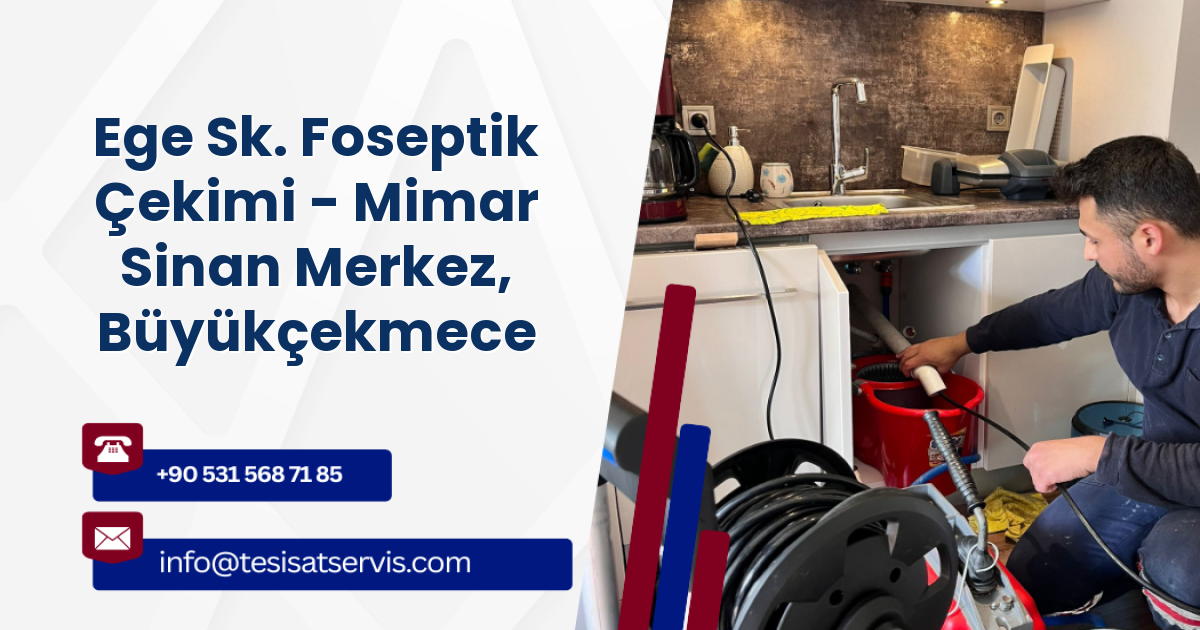 Ege Sk. Foseptik Çekimi - Mimar Sinan Merkez, Büyükçekmece