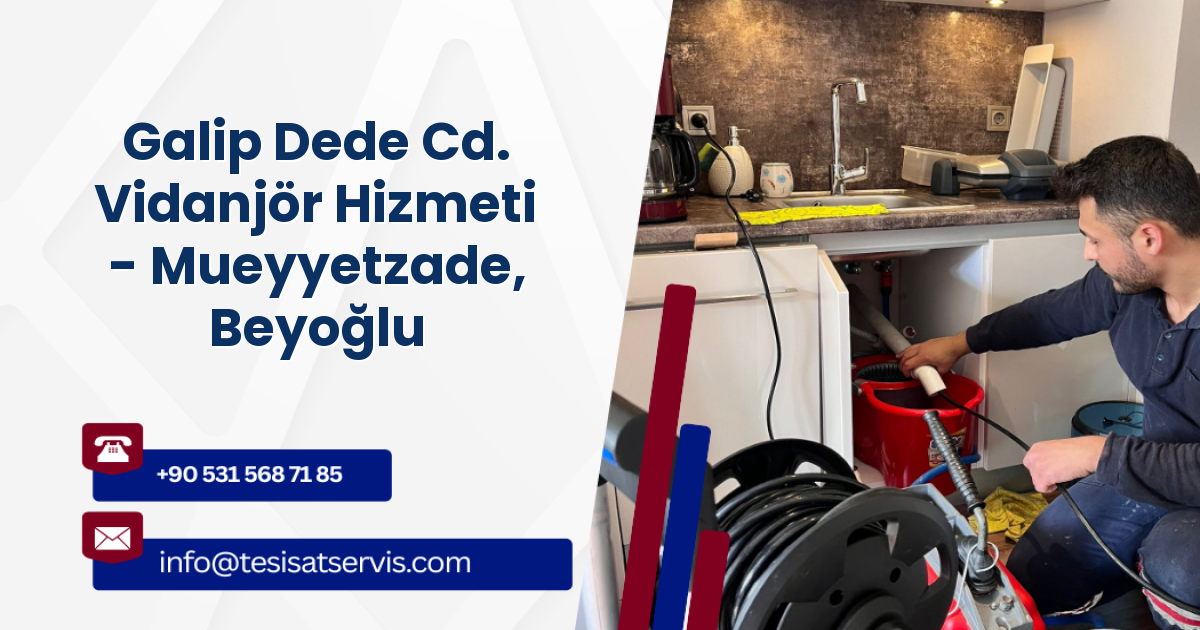 Galip Dede Cd. Vidanjör Hizmeti - Mueyyetzade, Beyoğlu