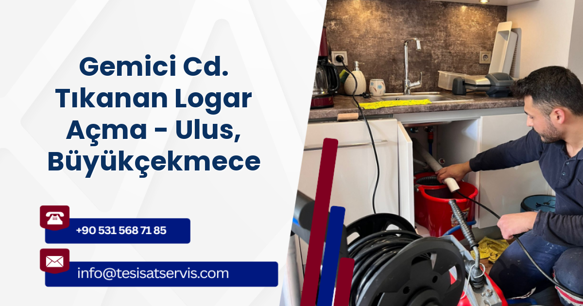 Gemici Cd. Tıkanan Logar Açma - Ulus, Büyükçekmece