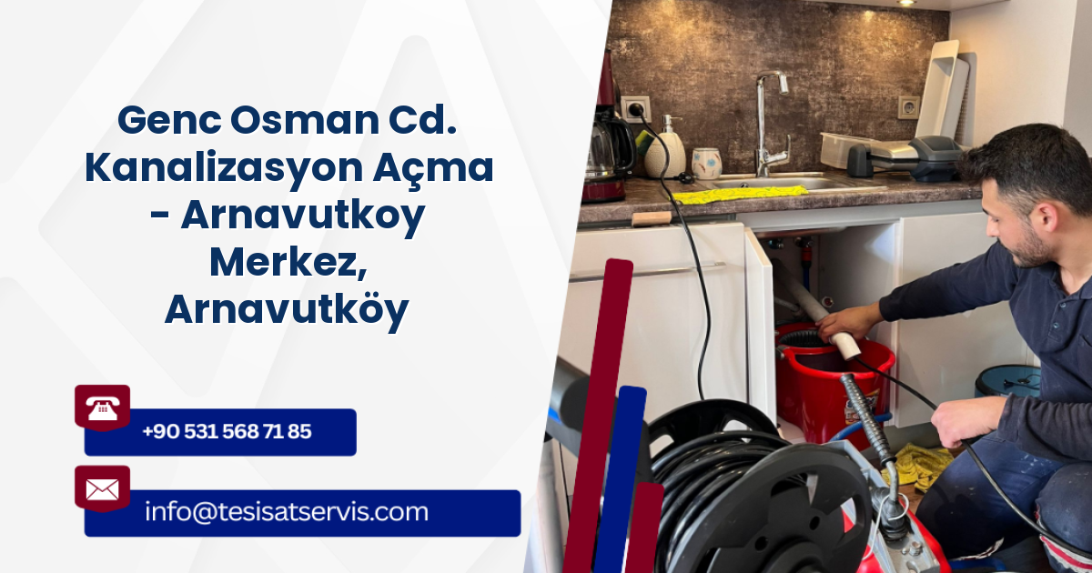 Genc Osman Cd. Kanalizasyon Açma - Arnavutkoy Merkez, Arnavutköy