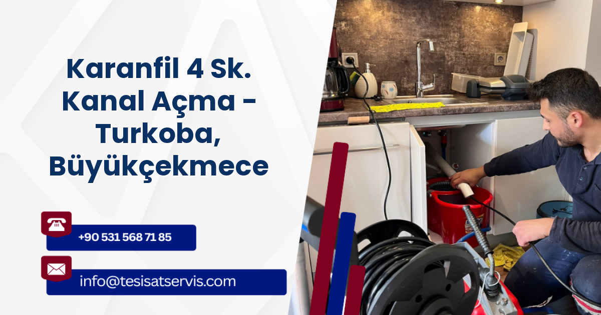 Karanfil 4 Sk. Kanal Açma - Turkoba, Büyükçekmece