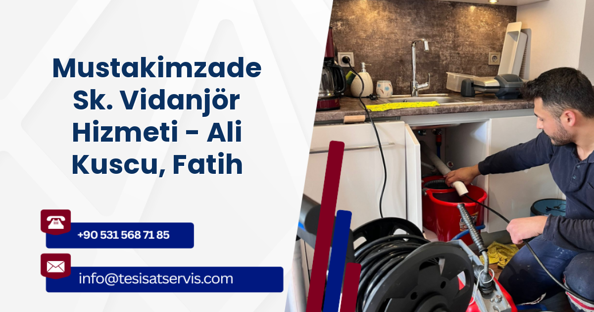 Mustakimzade Sk. Vidanjör Hizmeti - Ali Kuscu, Fatih