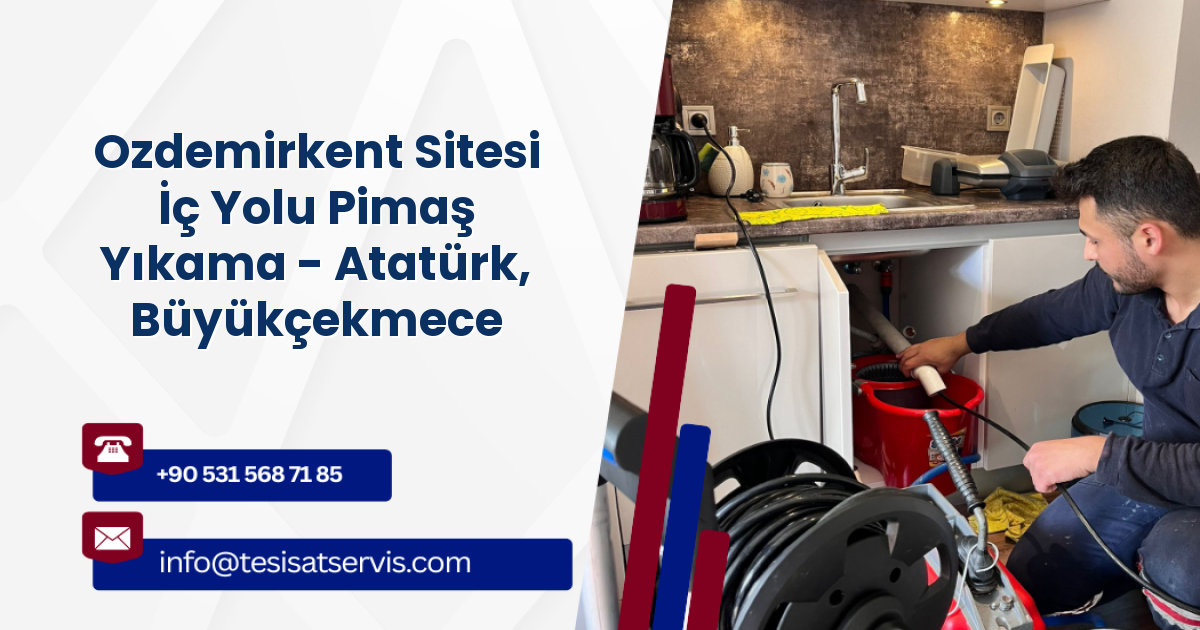 Ozdemirkent Sitesi İç Yolu Pimaş Yıkama - Atatürk, Büyükçekmece