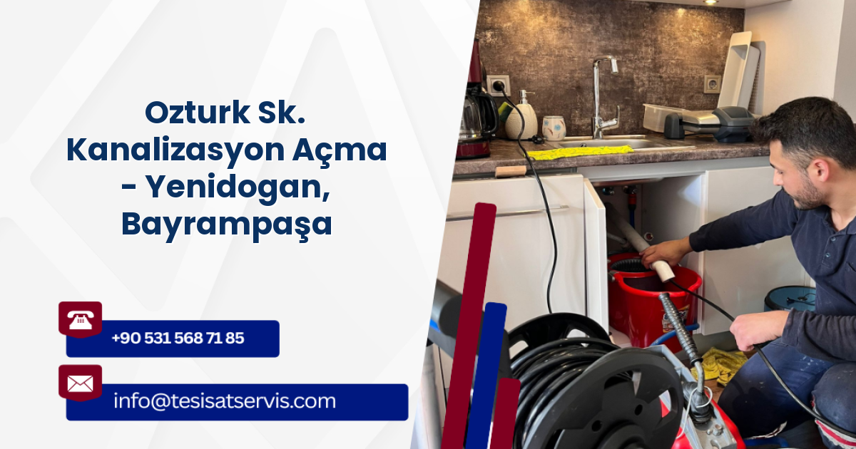 Ozturk Sk. Kanalizasyon Açma - Yenidogan, Bayrampaşa