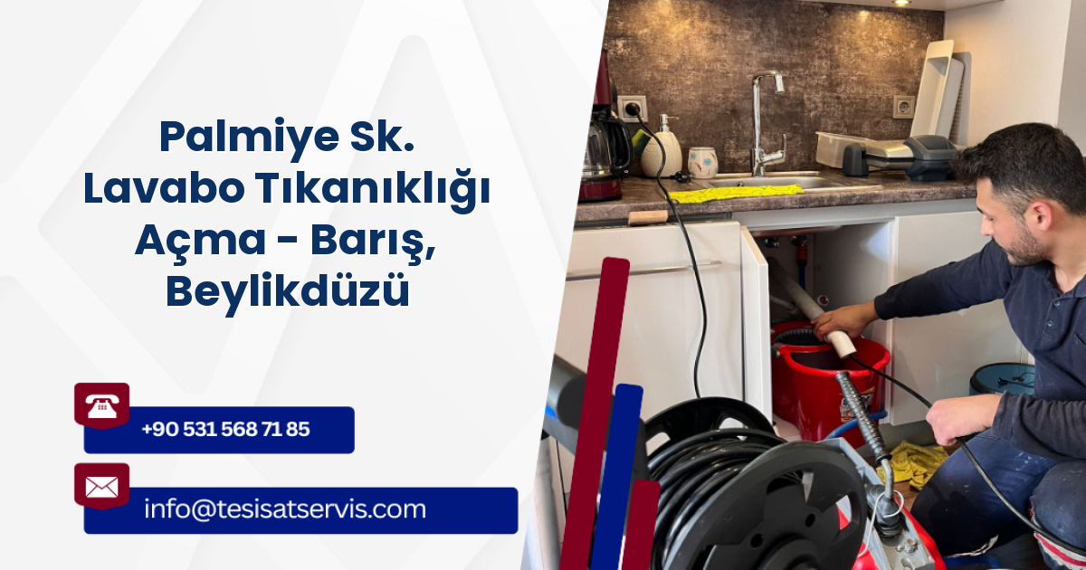 Palmiye Sk. Lavabo Tıkanıklığı Açma - Barış, Beylikdüzü
