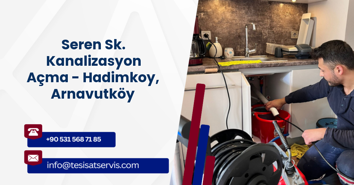 Seren Sk. Kanalizasyon Açma - Hadimkoy, Arnavutköy