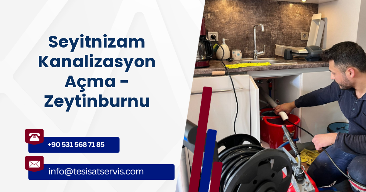 Seyitnizam Kanalizasyon Açma - Zeytinburnu