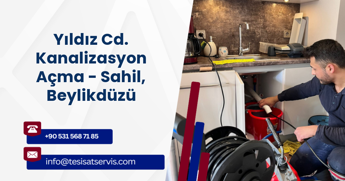 Yıldız Cd. Kanalizasyon Açma - Sahil, Beylikdüzü
