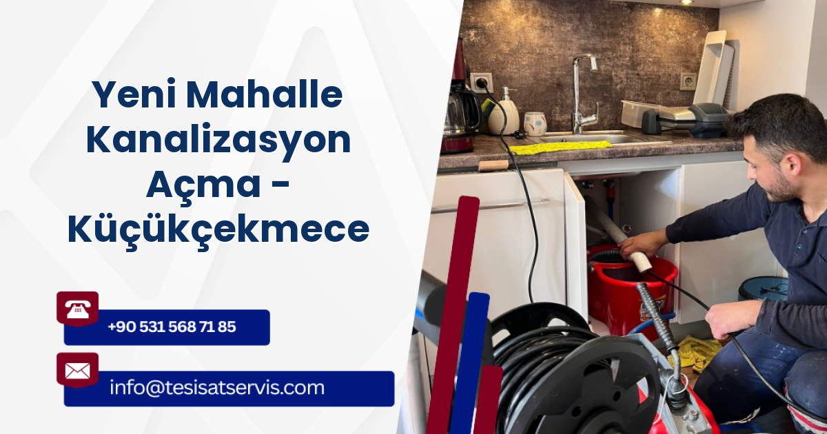 Yeni Mahalle Kanalizasyon Açma - Küçükçekmece